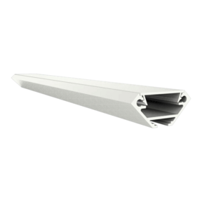Wit LED hoekprofiel inclusief afdekking 27.05 x 12.35 mm - 323WIT