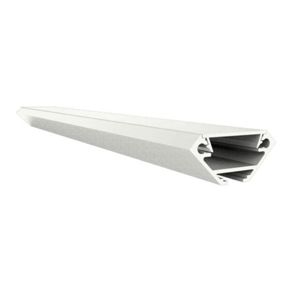 Luksus LED profielen Wit LED hoekprofiel inclusief afdekking 27.05 x 12.35 mm - 323WIT