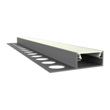 LED tegel en stuc profiel inclusief klikafdekking 40mm x 10,8mm - STUC300