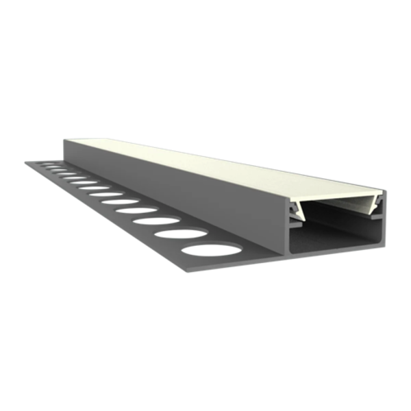 Luksus LED profielen LED tegel en stuc profiel inclusief klikafdekking 40mm x 10,8mm - STUC300