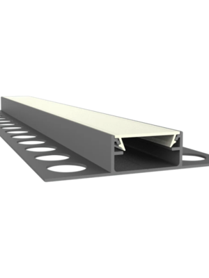 LED tegel en stuc profiel inclusief klikafdekking 58.04mm x 10,8mm - STUC400