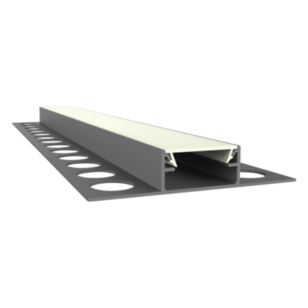 Luksus LED profielen LED tegel en stuc profiel inclusief klikafdekking 58.04mm x 10,8mm - STUC400