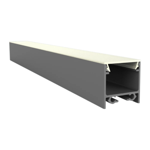 Luksus LED profielen LED profiel inclusief opaal klikafdekking - 20mm x 20mm - 318ALU