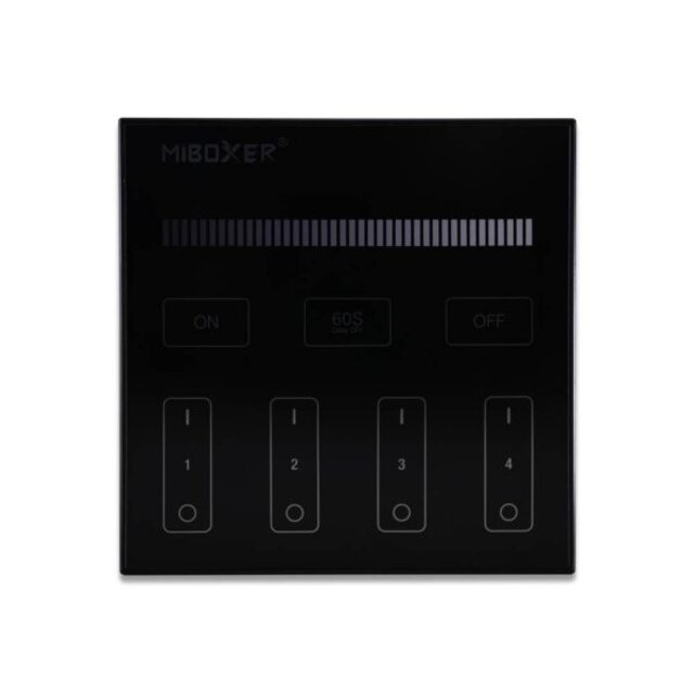 LED wanddimmer – Draadloos - 4 zone - Miboxer B1-B