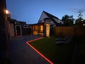 Waterdichte RGBWW LED strip 19.2W 890LM 60LED 24VDC IP65 - 5 meter