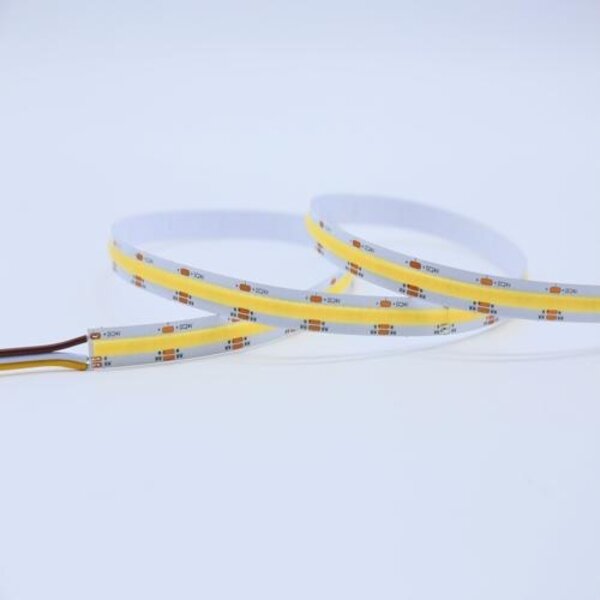 Luksus LED strips BASIC COB LED strip extra warm wit 2700K 8W 800LM 320 LED’s p/m 24VDC IP20 - 5 meter