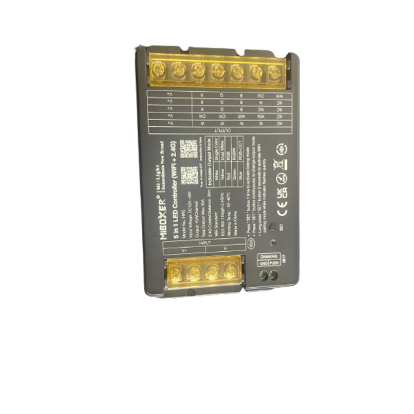 Miboxer Professionele 30 ampere LED controller 5 in 1 - Single Color/Dual White/RGB/RGBW/RGBWW/RGBCCT LED strips 12-24-48v - HW5