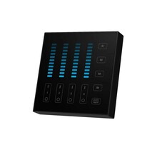 Zwarte LED wanddimmer voor enkel kleurige LED – Draadloos - B5-B