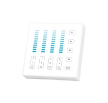 Witte LED wanddimmer voor enkel kleurige LED – Draadloos - B5 - Wit