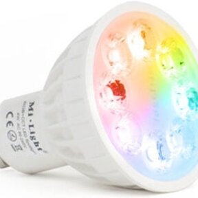 Instelbare ZIGBEE GU10 LED Spot RGB+CCT (RGBCCT & 2700K-6500K) - FUT103ZR