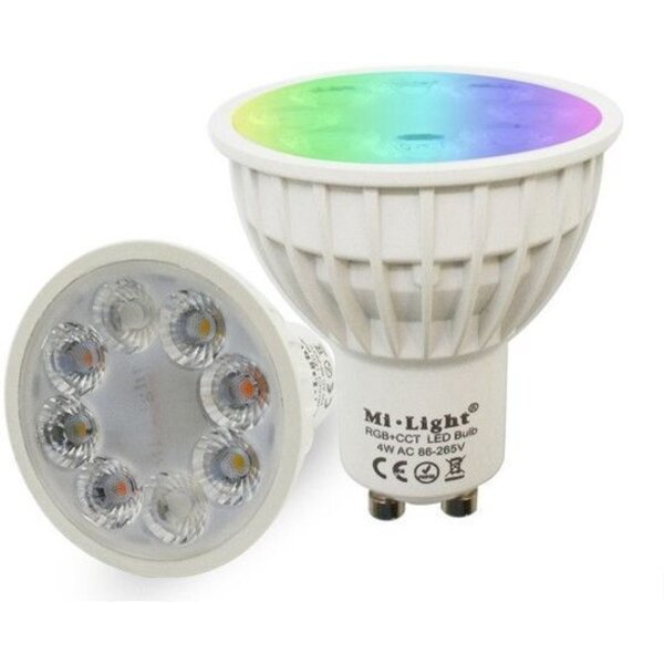 Miboxer Instelbare ZIGBEE GU10 LED Spot RGB+CCT (RGBCCT & 2700K-6500K)