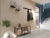 Akoestische wandpaneel 260 x 30 cm - Eiken - 2 stuks