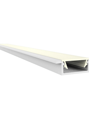 LED inbouw profiel inclusief klikafdekking 15mm x 6mm - 308WIT