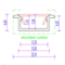 Luksus LED profielen Wit LED inbouw profiel inclusief klikafdekking 15mm x 6mm - 308WIT