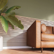 Akoestische wandpaneel 260 x 30 cm - Eiken - 2 stuks