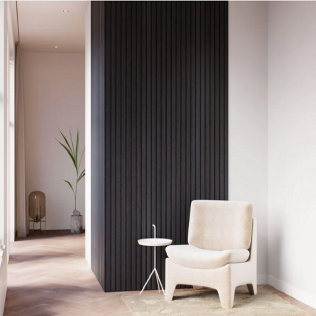 akoestische wandpanelen Lava Eiken 260x30 cm, 2 stuks