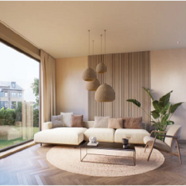 akoestische natuurlijk eiken wandpaneel 260x30 cm, 2 stuks