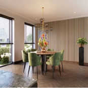 akoestische natuurlijk eiken wandpaneel 260x30 cm, 2 stuks