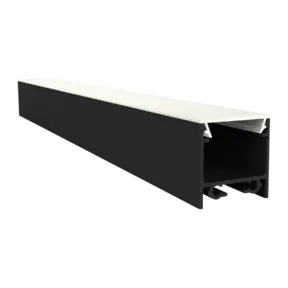 LED profiel inclusief opaal klikafdekking 20mm x 20mm - 318ZWART