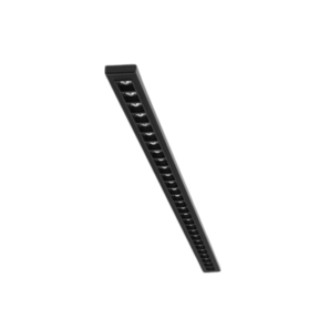3-FASE instelbare lineaire LED lijn 56cm zwart 120 graden bundel - IRIS56ZWART