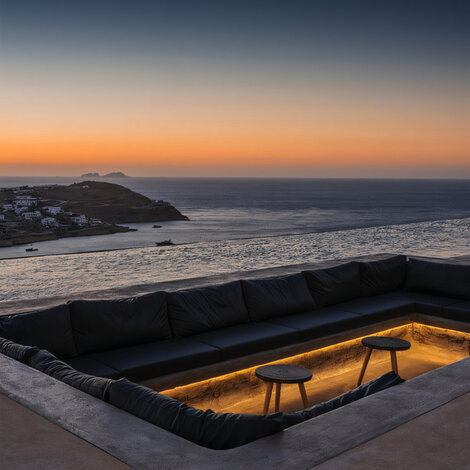 Zitkuil verlichten met waterdichte LED strips