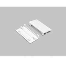 Eindkap zonder kabeldoorvoer - XL50WIT