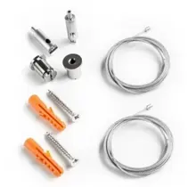 Kabel ophangsysteem voor LED profiel, 318ALU, 318WIT, 318ZWART, XL306ALU, XL306WIT, XL306ZWART, XL340ALU, XL340WIT, XL340ZWART- kabels voor LED profiel