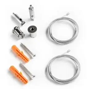 Kabel ophangsysteem voor LED profiel, 318ALU, 318WIT, 318ZWART, XL306ALU, XL306WIT, XL306ZWART, XL340ALU, XL340WIT, XL340ZWART- kabels voor LED profiel - ALU