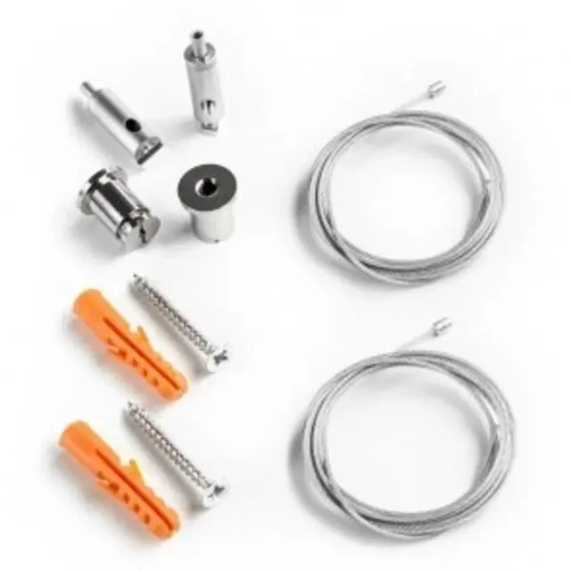Kabel ophangsysteem voor LED profiel, 318ALU, 318WIT, 318ZWART, XL306ALU, XL306WIT, XL306ZWART, XL340ALU, XL340WIT, XL340ZWART- kabels voor LED profiel
