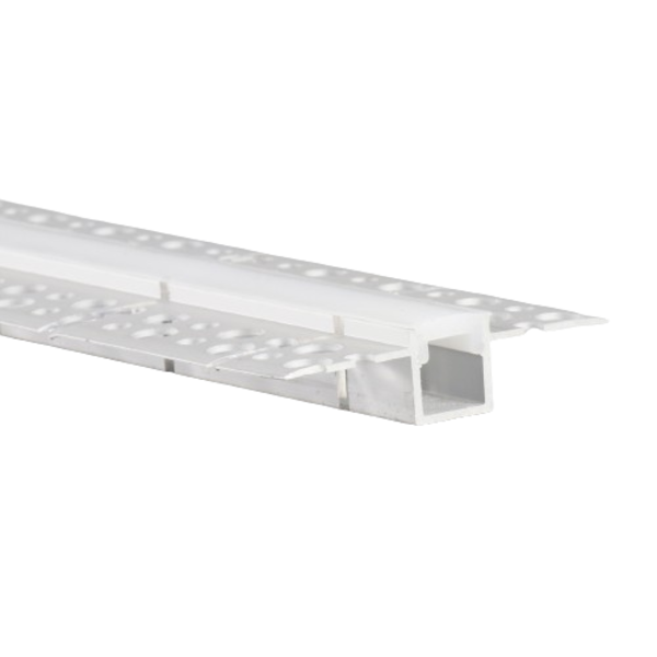 Luksus LED profielen Horizontaal buigbaar LED profiel inclusief afdekking 52,39 mm x 11 mm STUC360