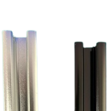 Mini inbouw LED rails vierkante vitrine trackrail - MD3 ALU INBOUW