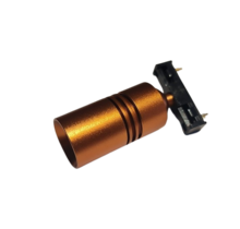 LED Vitrine Spot Show Type Track spot Tube  Warm Wit - bruin goud