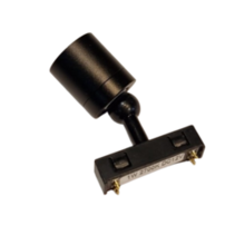 Mini LED Vitrine Spot - 1 watt - 2700 kelvin Extra Warm Wit - MAGBALL ZWART