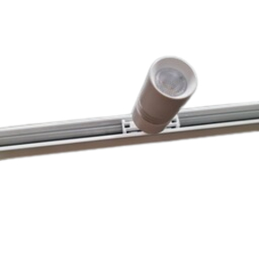 Mini LED rails vierkante vitrine trackrail - MD3 WIT