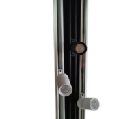 Mini LED rails vierkante vitrine trackrail - MD3 WIT