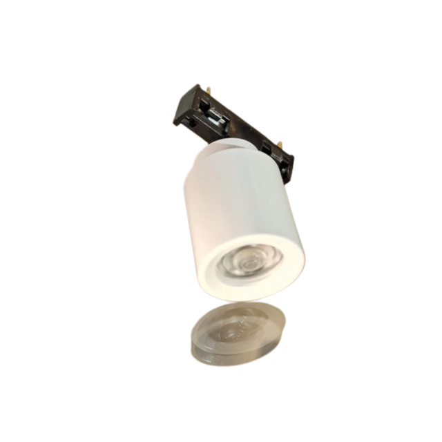 LED Vitrine spot 2 watt 2700 kelvin extra warm wit Track spot ZOOM - WIT