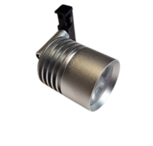 LED Vitrine Spot Fixed 3 watt 2700 kelvin Extra Warm Wit - zilver