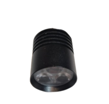 LED Vitrine Fixed 3 watt 2700 kelvin Extra Warm Wit - zwart