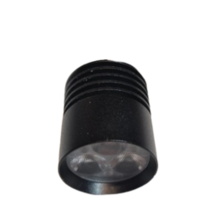 LED Vitrine Fixed 3 watt 2700 kelvin Extra Warm Wit - zwart