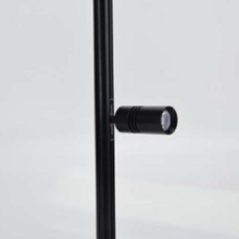 Mini LED rails vierkante vitrine trackrail - MD3 VIERKANT ZWART
