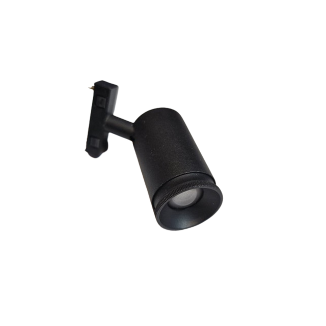 LED Vitrine Spot 3 watt 2700 kelvin extra warm wit Track spot ZOOM - ZWART