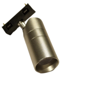 LED Vitrine Spot Show Type Track spot Tube 2 Warm Wit - zilver