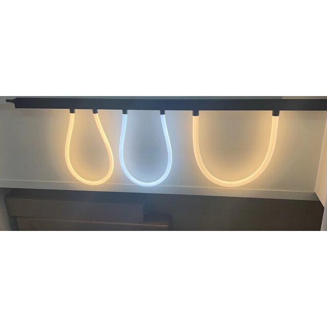 360 graden 30mm Neon Flex LED strip 24 volt 3000 kelvin warm wit 9,6W 1000LM IP67 – 5 meter