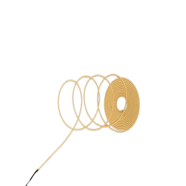 Zwarte Mini Neon Flex LED strip 24 volt 2700 kelvin extra warm wit 12W 980LM 4x8mm IP65 – 3 meter