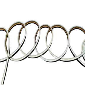 Zwarte Mini Neon Flex LED strip 24 volt 3000 kelvin warm wit 12W 980LM 4x8mm IP65 – 3 meter