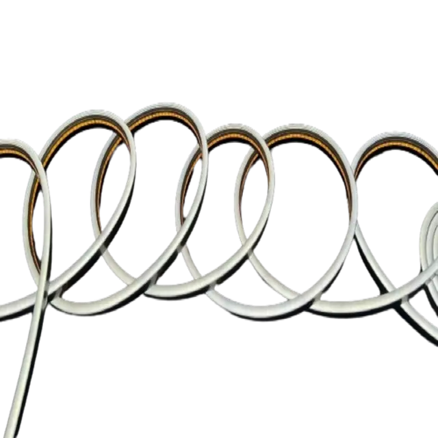 Zwarte Mini Neon Flex LED strip 24 volt 3000 kelvin warm wit 12W 980LM 4x8mm IP65 – 3 meter