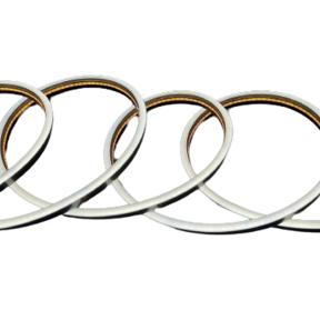 Zwarte Mini Neon Flex LED strip 24 volt 2700 kelvin extra warm wit 12W 980LM 4x8mm IP65 – 3 meter