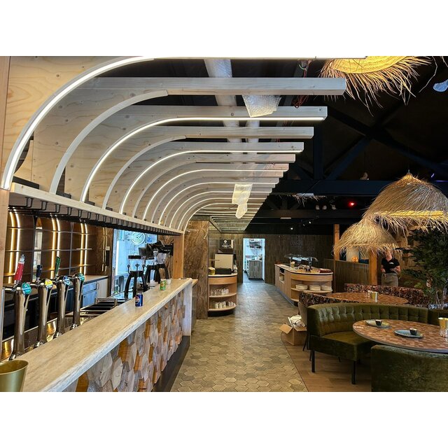 10x Buigbaar LED profiel – Zwart 20mm x 3,3mm F12 – 4 meter