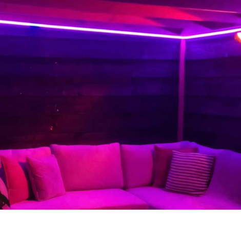LED Strips voor een Buiten Terrasoverkapping