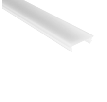 Losse 10 meter opaal LED profiel klikafdekking - 318, 323, stuc300, stuc400, gips300, gips400
